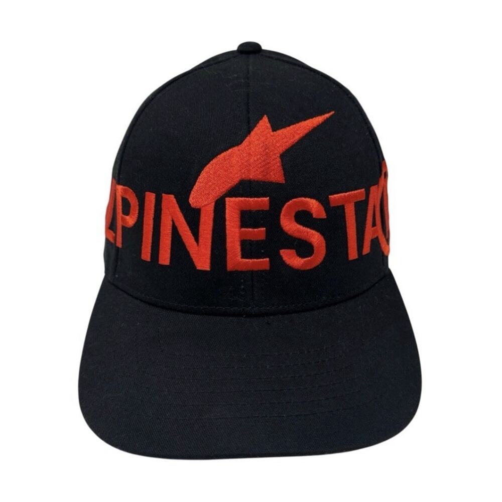Alpinestars Committed Hat Mens Black Red Snapback Embroidered Logo One Size NWT